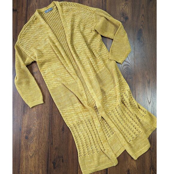 Marled Duster Knit Cardigan XL - Picture 6 of 8